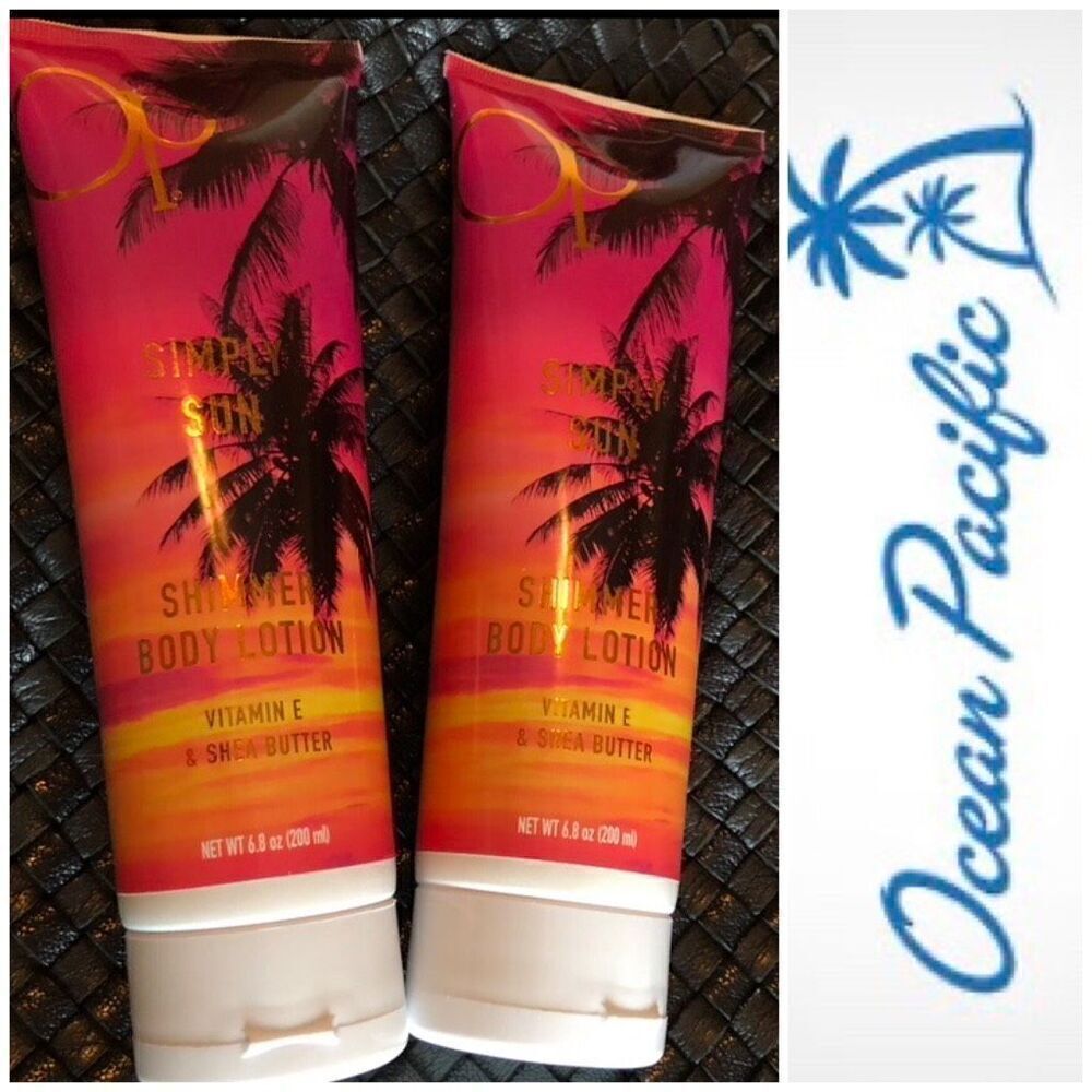 OCEAN PACIFIC - 🎉HP🎉 NWT 2-Pack Simply Sun Shimmer Body Lotion. 2 x 6.8 oz